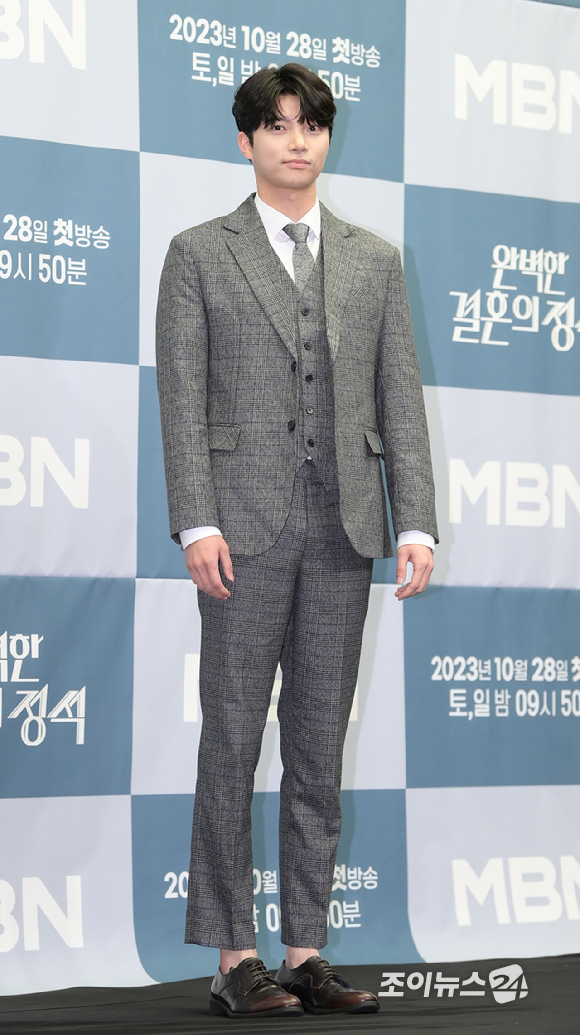 배우 오승윤이 26일 오후 서울 마포구 상암동 스탠포드호텔에서 열린 MBN 새 주말 미니시리즈 '완벽한 결혼의 정석' 제작발표회에 참석하고 있다. [사진=정소희 기자]