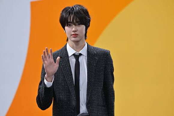 '2025 KBS 드라마 기자간담회'에 참석한 '빌런의 나라' 은찬 [사진=KBS ]