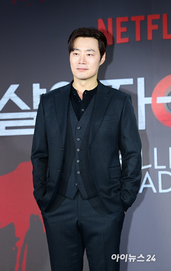 배우 이희준이 1일 오전 서울 용산구 몬드리안 서울 이태원에서 열린 넷플릭스 시리즈 '살인자ㅇ난감' 제작발표회에 참석하고 있다. [사진=정소희 기자]