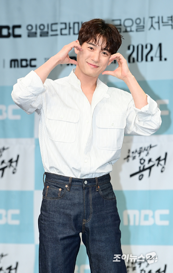 배우 서준영이 3일 오후 서울 마포구 상암동 MBC 사옥에서 진행된 MBC 새 일일드라마 '용감무쌍 용수정' 제작발표회에 참석하고 있다. [사진=정소희 기자]