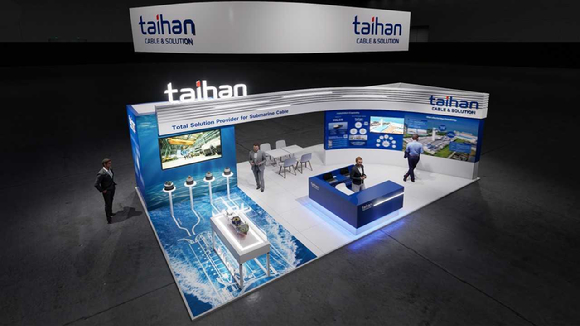 대한전선 윈드유럽 2026 부스 [사진=대한전선]