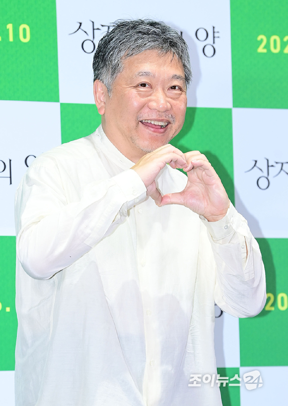 일본 영화감독 고레에다 히로카즈가 4일 오후 서울 강남구 삼성동 메가박스 코엑스에서 열린 영화 '상자 속의 양'(감독 고레에다 히로카즈) 내한 기자간담회에 참석하고 있다. [사진=정소희 기자]