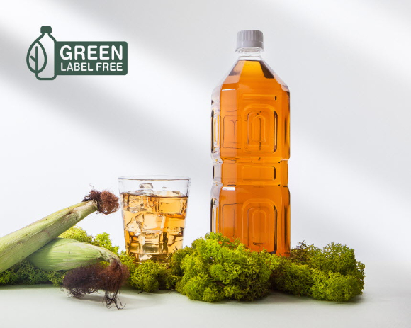 '광동 옥수수수염차 무라벨 제품' 사진 [사진=광동제약]