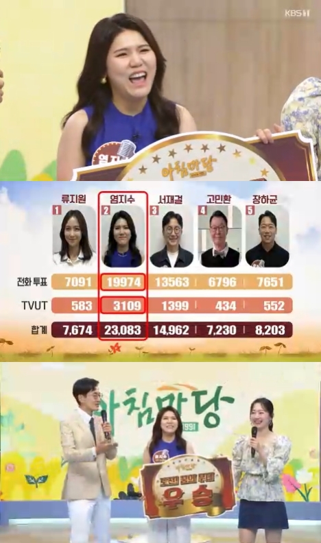 '아침마당' 방송 화면 갈무리 [사진=KBS]