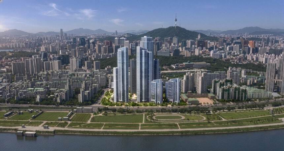 한강맨션 재건축 조감도 [사진=용산구]