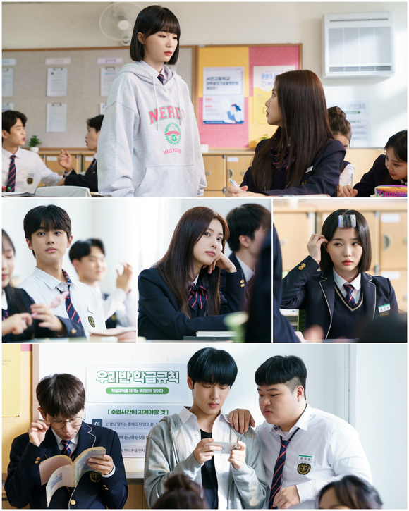 웨이브 오리지널 '청춘블라썸' 스틸컷이 공개됐다. [사진=웨이브]