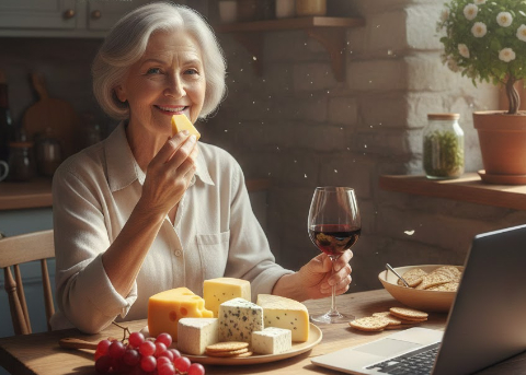 노인과 요리 [사진=구글 GEMINI AI 생성 이미지]