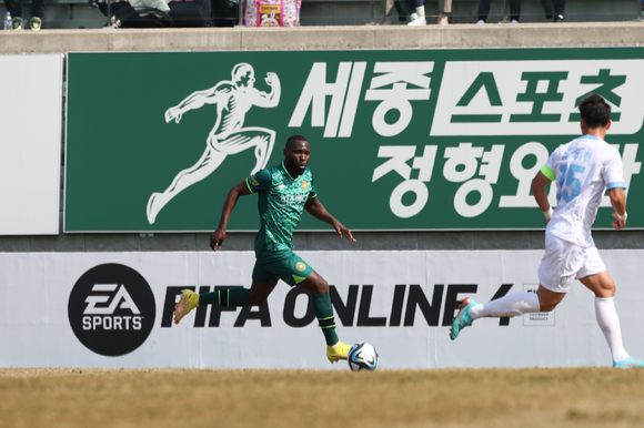 K리그2 4라운드 MVP로 선정된 김포FC 루이스 [사진=한국프로축구연맹]