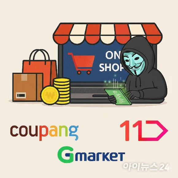 이커머스 간편결제 서비스 도용 및 해킹 이미지. [사진=챗GPT&middot;제미나이]