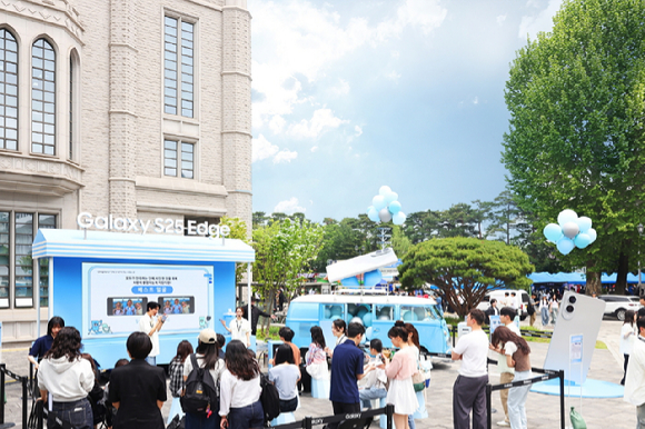 서울 성북구 고려대학교 서울캠퍼스에 오픈한 '갤럭시 캠퍼스 스튜디오' [사진=삼성전자]
