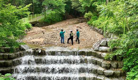 충청남도 서산시 고북면 사방댐 [사진=산림청 ]