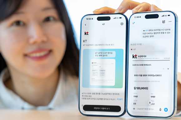 KT, 오픈AI 챗GPT에 상품정보 플러그인 출시