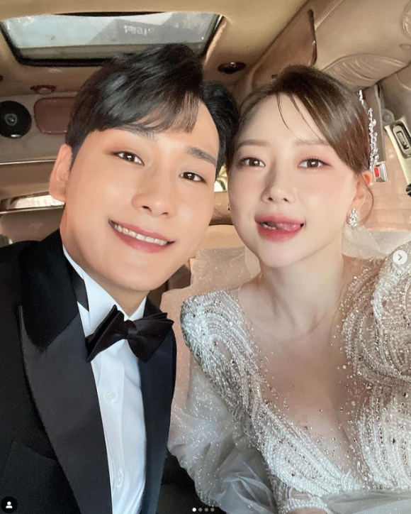 백기범, 이금조가 18일 서울 모처에서 결혼했다. [사진=금조 인스타그램]