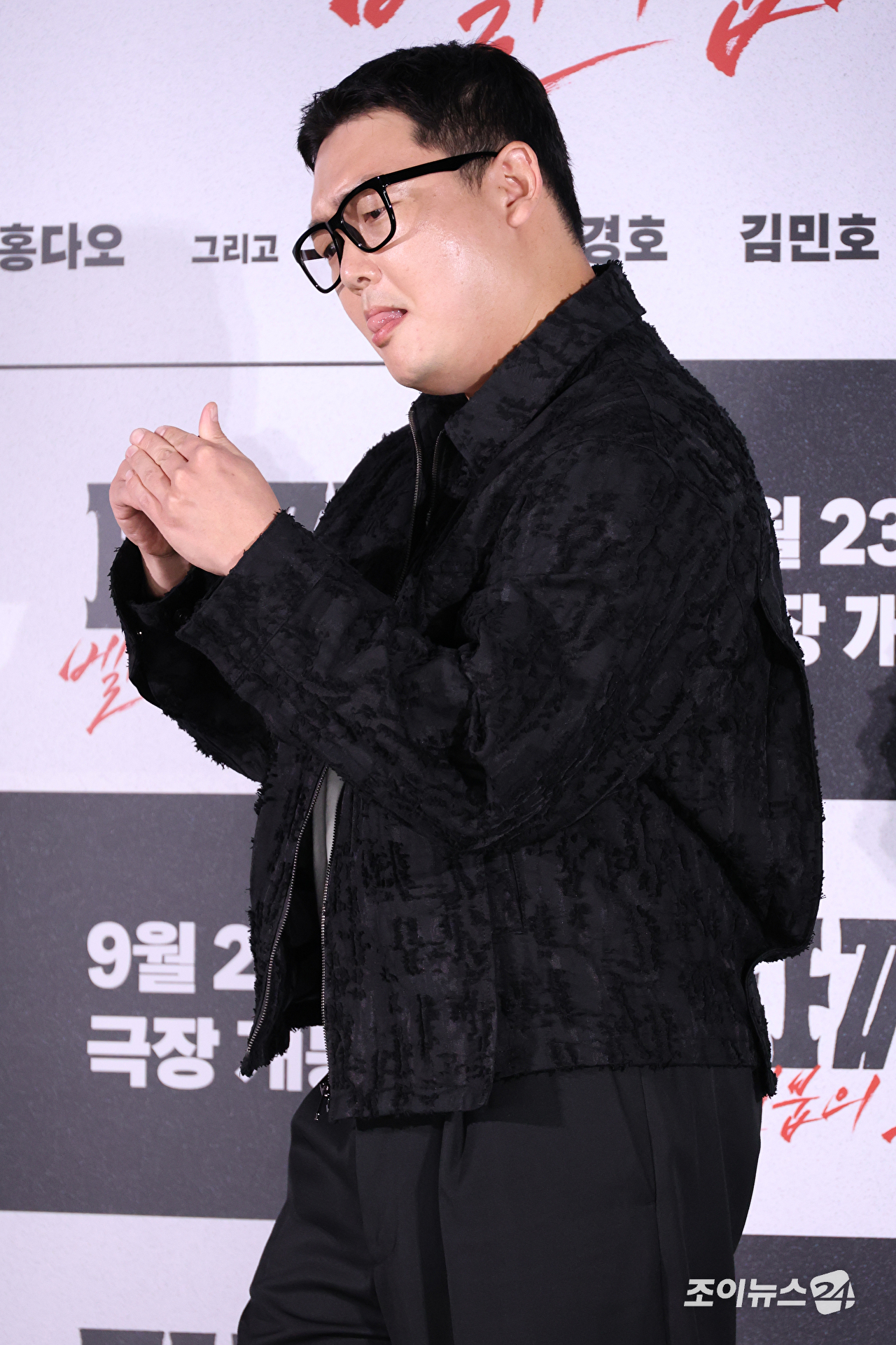 배우 김민호가 18일 서울 용산구 CGV용산아이파크몰점에서 진행된 영화 '타짜: 벨제붑의 노래'(감독 최국희) 제작보고회에 참석해 포즈를 취하고 있다. [사진=문수지 기자]