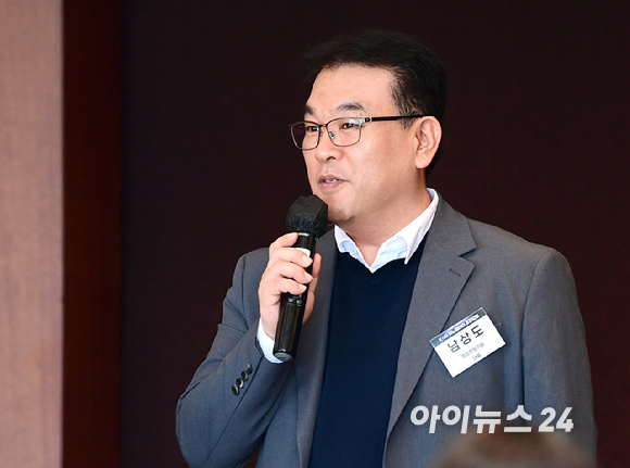 [포토] 'K-AI 이노베이터' 조찬모임 참석한 남상도 미소정보기술 대표