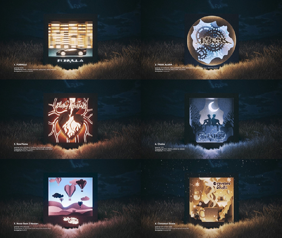 알파드라이브원 신보 하이라이트 메들리 관련 이미지 갈무리 [사진=웨이크원]