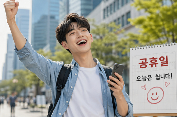 노동절(5월 1일)과 제헌절(7월 17일)이 국무회의 의결을 거쳐 공식 공휴일로 지정됐다. 사진은 AI 생성 이미지로, 본 기사 내용과 무관. [사진=챗GPT]