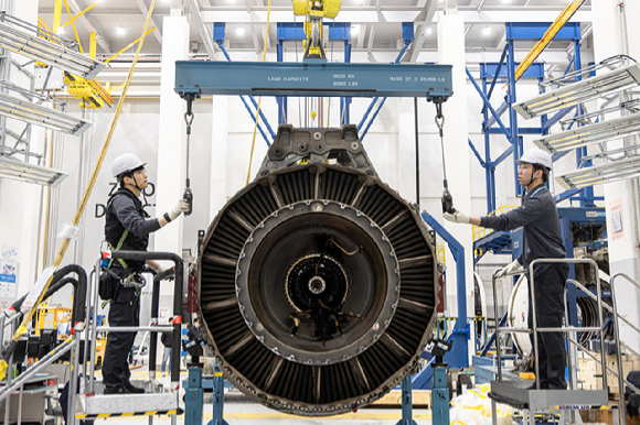 대한항공의 엔진 테스트 셀(ETC)&middot;신(新) 엔진 정비 공장 증축 공사 현장 [사진=대한항공]