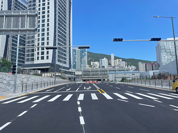 부산 해운대구, 수영강변로~해운대로 간 도로 25일 개통 - 뉴스 썸네일 이미지