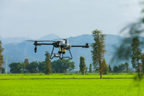 대동 DJI 농업용 드론 T25 현장 사진. [사진=대동]
