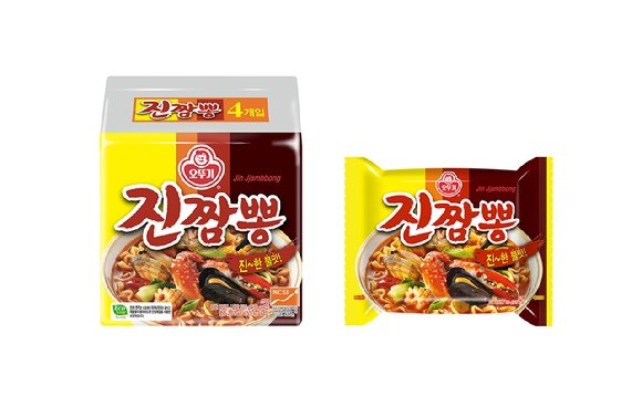 오뚜기 진짬뽕이 10주년 기념 리뉴얼을 진행했다. [사진=오뚜기]