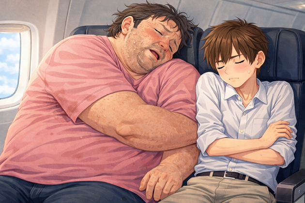 한 저비용항공사(LCC)가 내년부터 과체중 승객을 대상으로 추가 좌석 구매를 의무화하는 정책을 시행한다. 사진은 AI로 생성한 이미지로, 본 기사 내용과 무관. [사진=챗GPT]