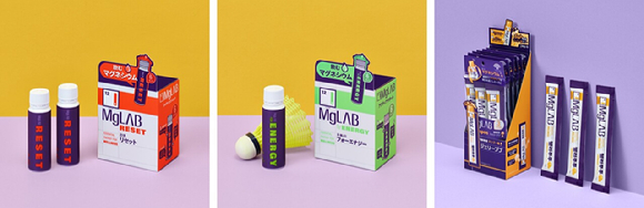 마그랩 일본 전용 제품 3종. [사진=동화약품]