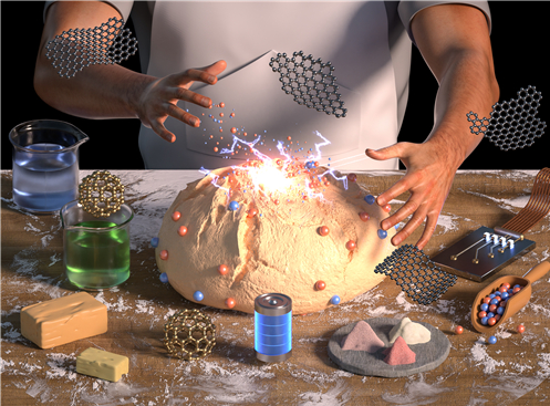 지질자원연 연구팀이 구조 설계가 자유로운 &lsquo;그래핀 복합체 공정기술&rsquo;을 개발했다. [사진=지질자원연]