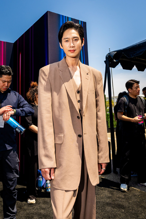 배우 박성훈이 지난 31일(현지시각) 미국 로스엔젤레스에서 열린 넷플릭스의 글로벌 팬 이벤트 '투둠(TUDUM) 2025'에 참석했다. [사진=넷플릭스]