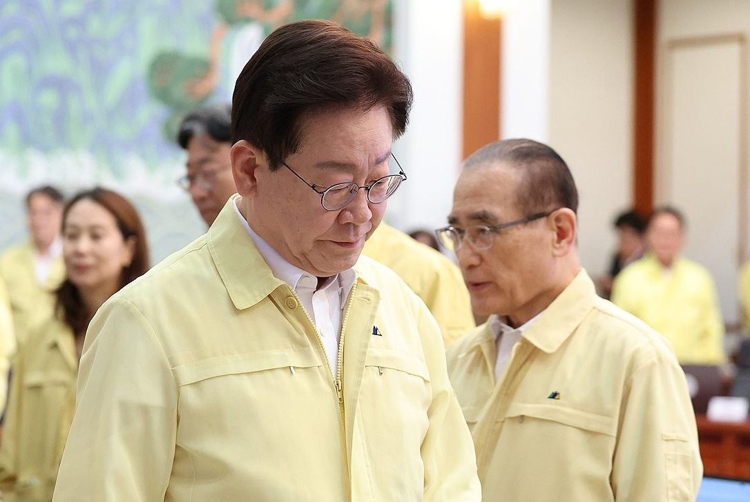 이재명 대통령이 20일 청와대에서 수석보좌관회의에 입장하고 있다. 2026.8.20 [사진=연합뉴스]