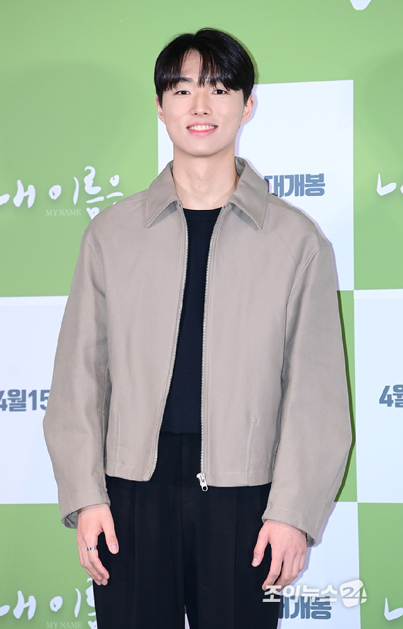 배우 최준우가 2일 오후 서울 용산구 CGV 용산아이파크몰에서 열린 영화 '내 이름은'(감독 정지영) 언론시사회에 참석하고 있다. [사진=정소희 기자]