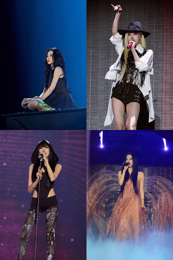 에스파 고척돔 콘서트 솔로 무대 이미지 [사진=SM엔터테인먼트]