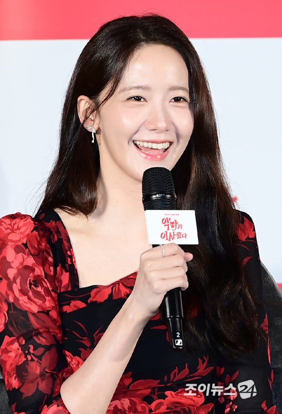 배우 임윤아가 9일 오전 서울 CGV 용산아이파크몰에서 열린 영화 '악마가 이사왔다'(감독 이상근) 제작보고회에 참석하고 있다. [사진=정소희 기자]
