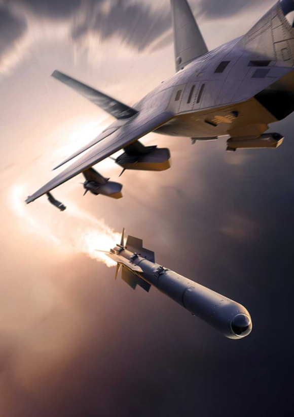 KF-21에서 대공미사일이 발사되는 모습 [사진=LIG넥스원]