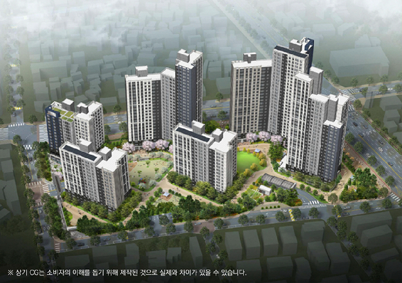 두산위브 더센트럴 수원 조감도 [사진=두산건설]