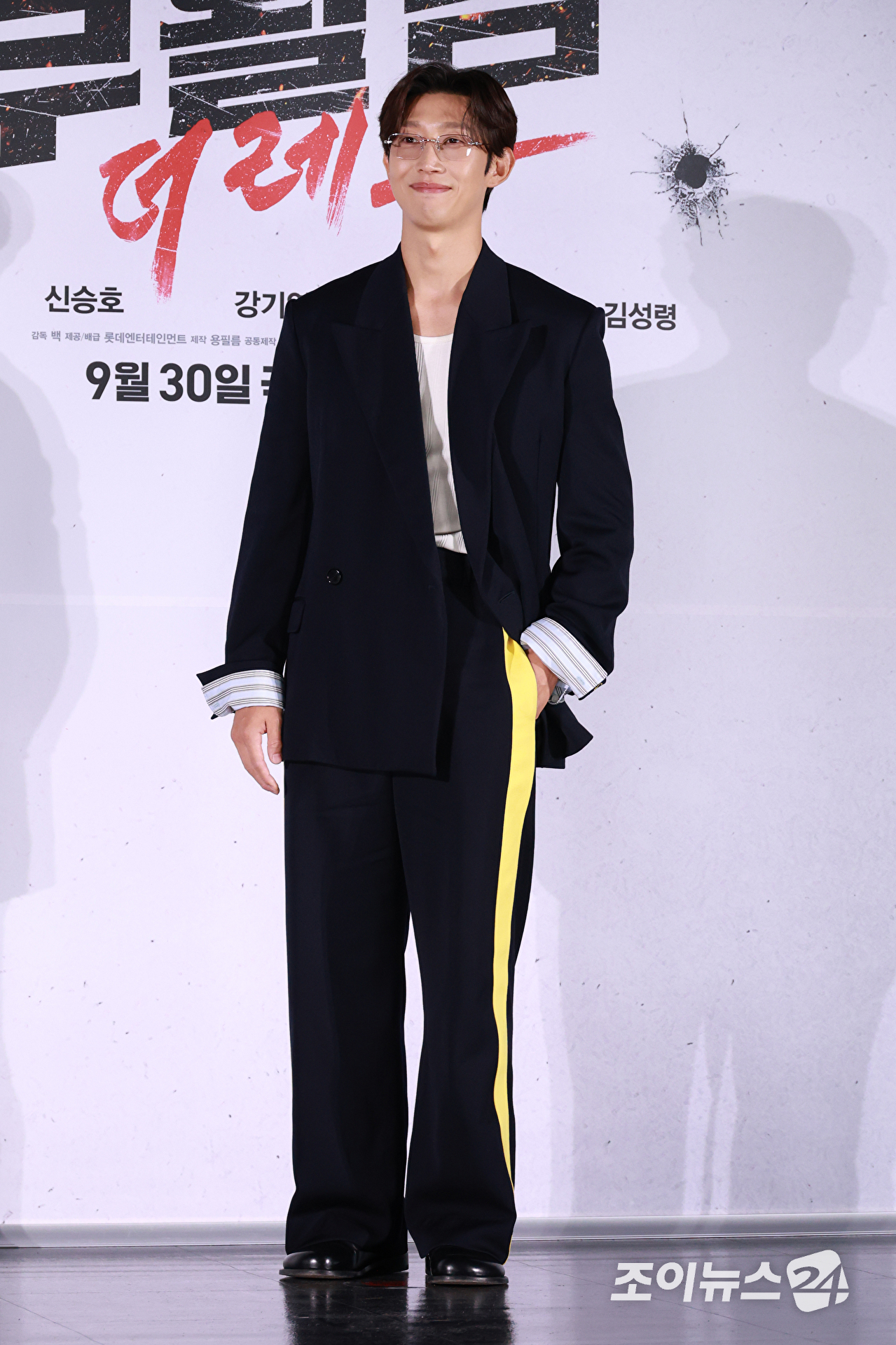 배우 강기영이 26일 오전 서울 광진구 롯데시네마 건대입구점에서 진행된 영화 '부활남: 더 레드'(감독 백종열) 제작보고회에 참석해 포즈를 취하고 있다. [사진=문수지 기자]