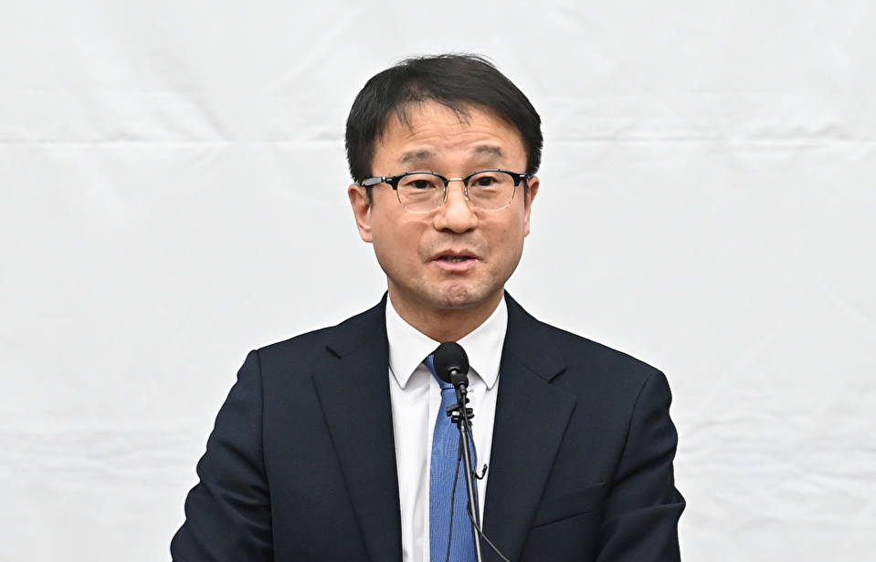 한병도 더불어민주당 원내대표가 19일 서울 여의도 국회에서 열린 의원총회에서 발언하고 있다. [사진=곽영래 기자]