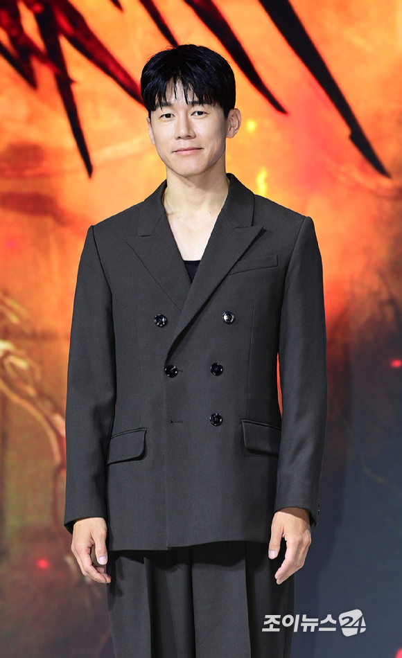 배우 김무열이 17일 오전 서울 종로구 JW 메리어트 동대문에서 열린 넷플릭스 오리지널 시리즈 '스위트홈 시즌3' 제작발표회에 참석하고 있다. [사진=정소희 기자]