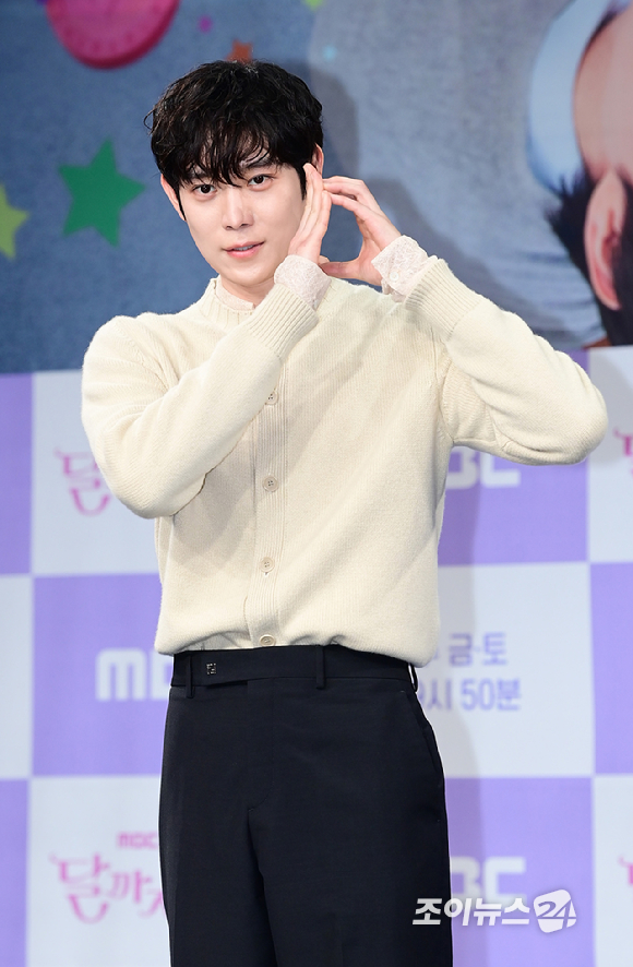 배우 김영대가 16일 오전 서울 상암동 MBC 사옥에서 진행된 MBC 새 금토드라마 '달까지 가자' 제작발표회에 참석하고 있다. [사진=정소희 기자]