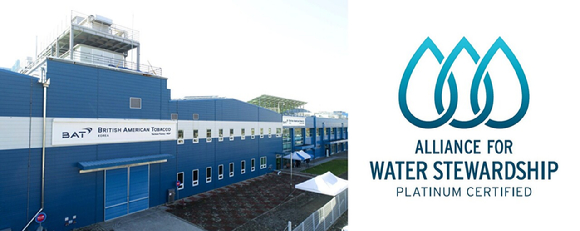 BAT 사천공장 전경(왼쪽)과 AWS 로고. [사진=BAT로스만스]