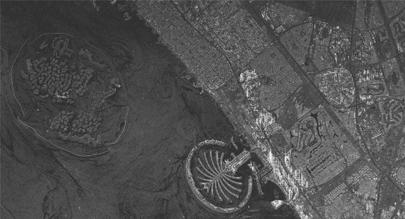  차세대소형위성2호 영상레이다 시험관측 사진. 대한민국 설악산 국립공원 및 속초 일대. 2023.08.21 [사진=KAIST]