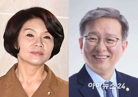 한정애 더불어민주당 의원(왼쪽), 권칠승 의원 [사진=아이뉴스24 DB]