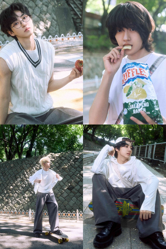 AxMxP의 데뷔 앨범이자 정규 1집 'AxMxP'의 첫 번째 콘셉트 포토 [사진=FNC엔터테인먼트]