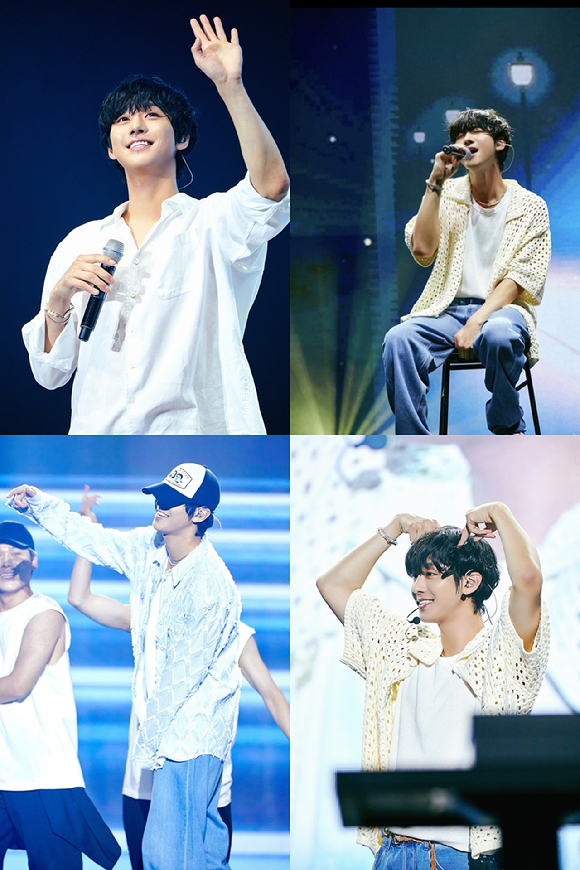 배우 안효섭이 아시아 투어 '더 프레젠트 쇼-히어 앤드 나우'를 통해 팬들과 소통하고 있다. [사진=더프레젠트컴퍼니]