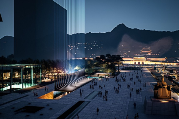 감사의 정원 지상부 조감도. [사진=서울시]