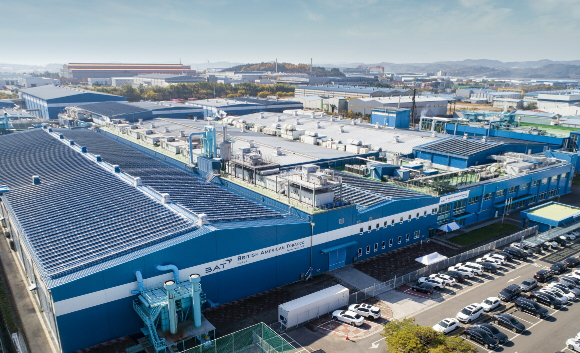 BAT 사천공장 태양광 발전설비 [사진=BAT]