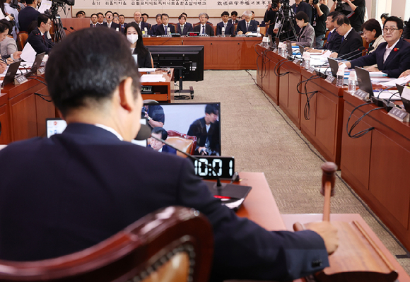 7일 국회에서 법제사법위원회의 대법원 등에 대한 국정감사가 열리고 있다. 2024.10.7 [사진=연합뉴스]