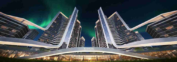 메인 주거동 라이징 루미 스트림(RISING LUMI STREAM) 특화 조명 [사진=삼성물산]