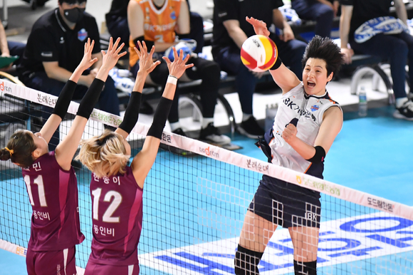 IBK기업은행 김희진. [사진=한국배구연맹(KOVO)]