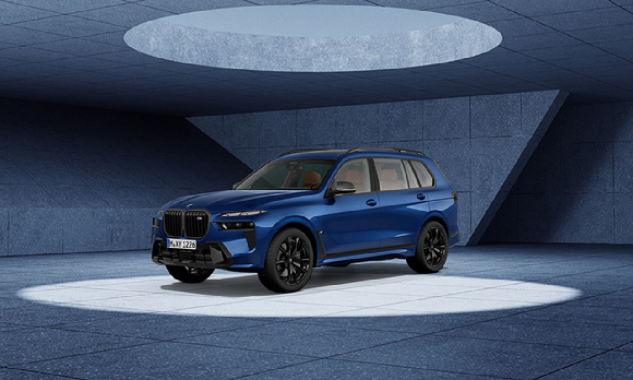 BMW X7 M60i xDrive M 스포츠 프로 마리나 베이 블루 에디션 [사진=BMW그룹]